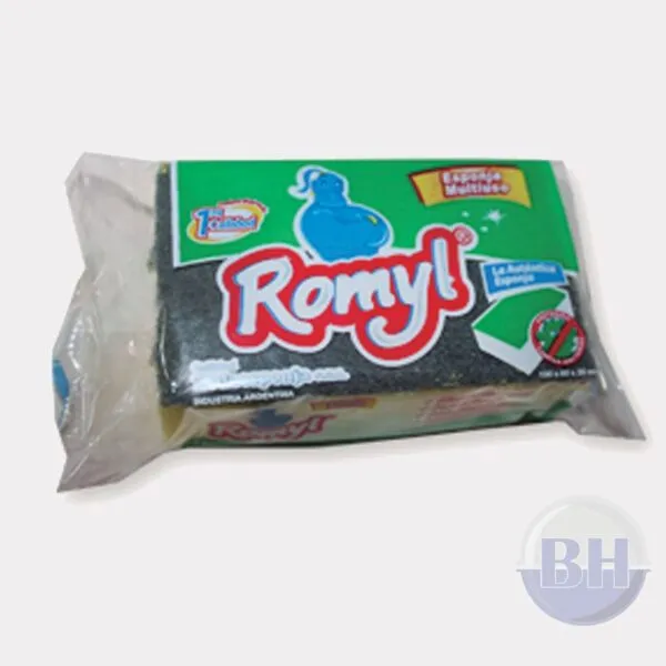 FIBRA ESPONJA C/ ANTIBACTERIAL ROMYL