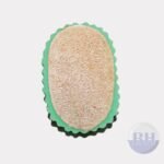 ESPONJA DE BAÑO OVALADA CON VEGETAL ROMYL