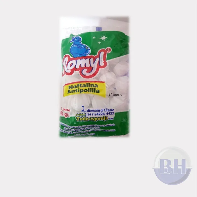 NAFTALINA PURA X 200 GRS ROMYL