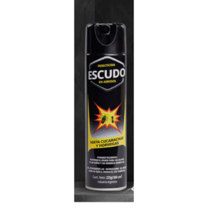 INSECTICIDA AEROSOL ESCUDO MATA CUCARACHAS Y HORMIGAS X 225GRS